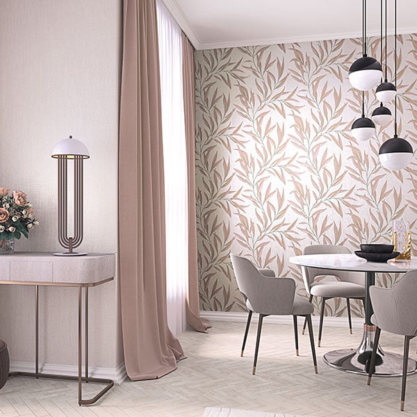 Galerie Wallpaper Product code: 32203_2 - Avalon Wallpaper Collection - Off White Copper Colours -  