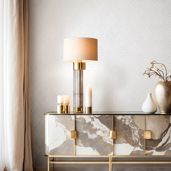 Galerie Wallpaper Product code: 35810_2 - Fashion Icon Wallpaper Collection - White Colours -  
