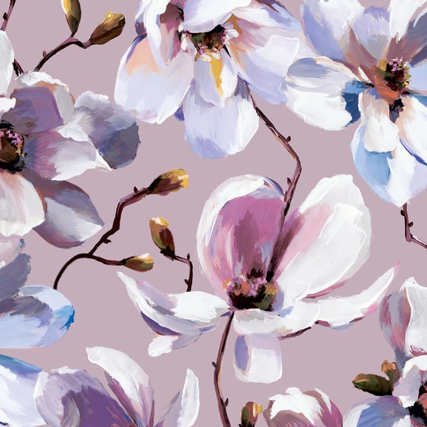 Galerie Wallpaper Product code: 47463 - The New Design Book Wallpaper Collection - Rose, White, Purple Colours -  