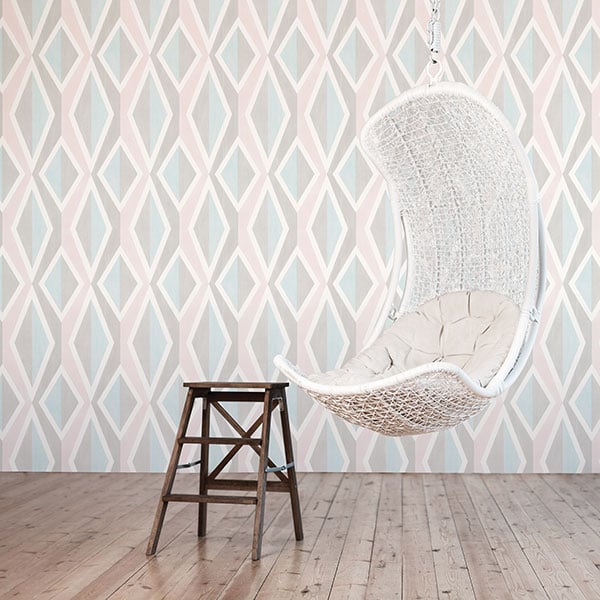Galerie Wallpaper Product code: 51183803R - Skandinavia 2 Wallpaper Collection - Pastel Pink Blue Grey Colours -  