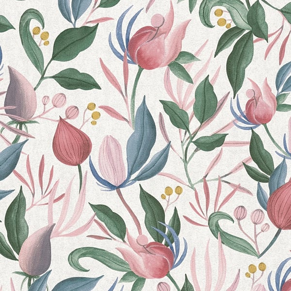 Galerie Wallpaper Product code: CL65232 - Cosmo Living Wallpaper Collection - Multi-coloured Green Red Colours -  