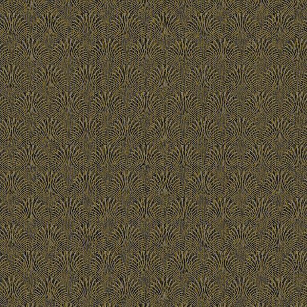 F-AF7004 -  Wallpaper Collection - Gold Colours - Fan Design