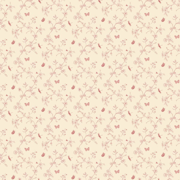 Galerie Wallpaper Product code: G67852 - Miniatures 2 Wallpaper Collection - Red Cream Pink Colours -  