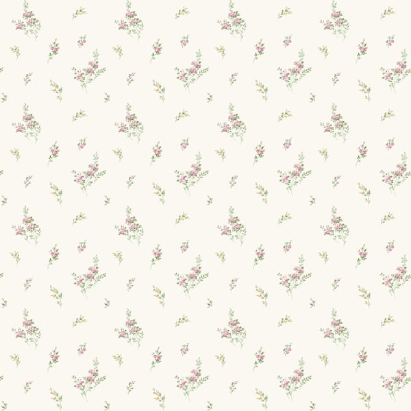 Galerie Wallpaper Product code: G67918 - Miniatures 3 Wallpaper Collection - Pink White Green Colours -  
