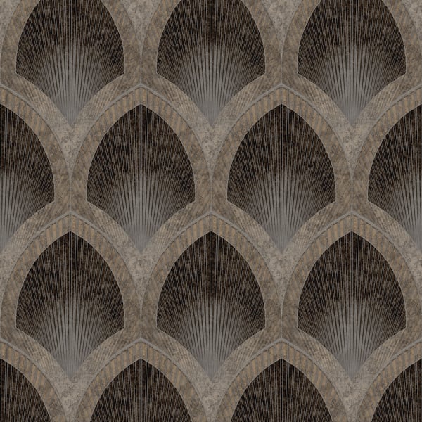 Galerie Wallpaper Product code: G68087 - Special FX 2 Wallpaper Collection - Black, Taupe Colours -  