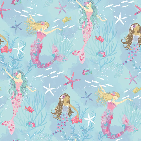 Galerie Wallpaper Product code: G78392 - Tiny Tots 2 Wallpaper Collection - Turquoise Hot Pink Glitter Colours -  