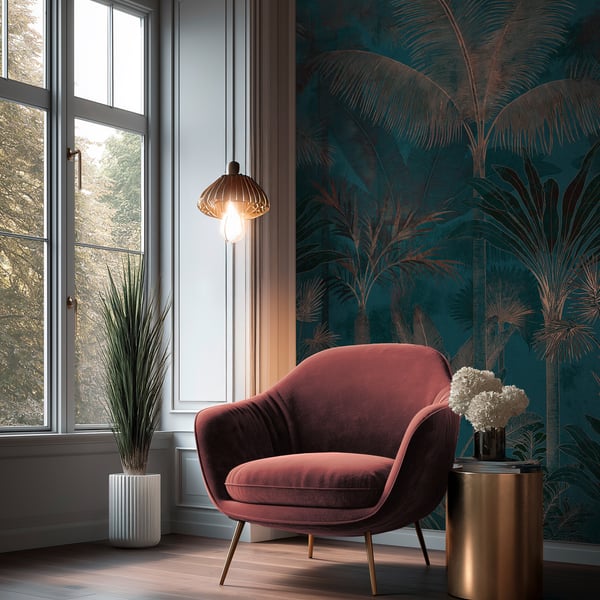 Galerie Wallpaper Product code: HV41111M_2 - Havana 2 Wallpaper Collection - Blue, Green Colours -  