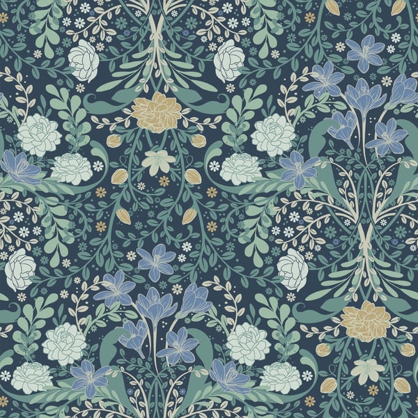 Galerie Wallpaper Product code: S24101 - Sommarang 2 Wallpaper Collection - Blue Colours -  