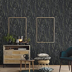 Galerie Wallcoverings Product Code: 10149-15 - ELLE Decoration Wallpaper Collection Galerie Wallcoverings Product Code 10149-15 - ELLE Decoration Wallpaper Collection - Black Gold Colours - Marble Design