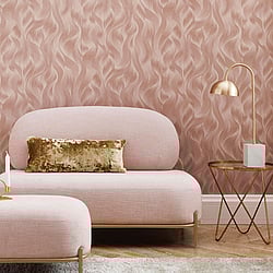 Galerie Wallcoverings Product Code: 10151-05 - ELLE Decoration Wallpaper Collection Galerie Wallcoverings Product Code 10151-05 - ELLE Decoration Wallpaper Collection - Blush Pink Colours - Wave Design