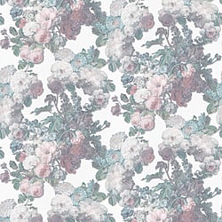Galerie Wallcoverings Product Code: 10153-01 - ELLE Decoration Wallpaper Collection Galerie Wallcoverings Product Code 10153-01 - ELLE Decoration Wallpaper Collection - Pink Green Colours - Floral Baroque Design