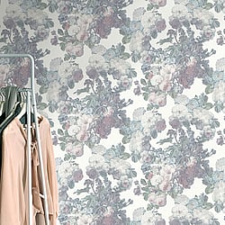 Galerie Wallcoverings Product Code: 10153-01 - ELLE Decoration Wallpaper Collection Galerie Wallcoverings Product Code 10153-01 - ELLE Decoration Wallpaper Collection - Pink Green Colours - Floral Baroque Design