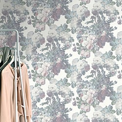 Galerie Wallcoverings Product Code: 10153-01 - ELLE Decoration Wallpaper Collection Galerie Wallcoverings Product Code 10153-01 - ELLE Decoration Wallpaper Collection - Pink Green Colours - Floral Baroque Design