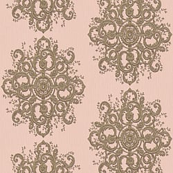 Galerie Wallcoverings Product Code: 10154-05 - ELLE Decoration Wallpaper Collection Galerie Wallcoverings Product Code 10154-05 - ELLE Decoration Wallpaper Collection - Blush Pink Gold Colours - Baroque Damask Design