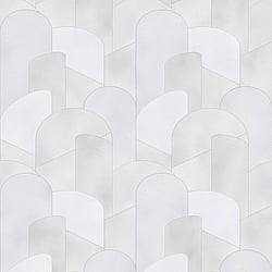 Galerie Wallcoverings Product Code: 10155-31 - ELLE Decoration Wallpaper Collection Galerie Wallcoverings Product Code 10155-31 - ELLE Decoration Wallpaper Collection - Light Grey Silver Colours - 3D Geometric Graphic Design