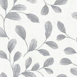 Galerie Wallcoverings Product Code: 12021 - Design Wallpaper Collection Galerie Wallcoverings Product Code 12021 - Design Wallpaper Collection - White Grey Colours - Leaves Design