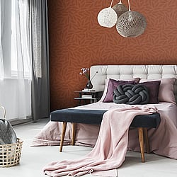 Galerie Wallcoverings Product Code: 12024 - Design Wallpaper Collection Galerie Wallcoverings Product Code 12024 - Design Wallpaper Collection - Orange Dark Orange Colours - Petal Design
