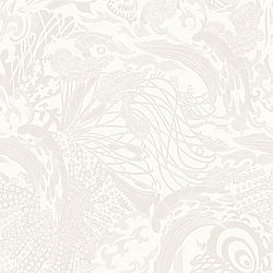 Galerie Wallcoverings Product Code: 12612 - Ted Baker Fantasia Wallpaper Collection Galerie Wallcoverings Product Code 12612 - Ted Baker Fantasia Wallpaper Collection - White Taupe Colours - Eastern Tide Design