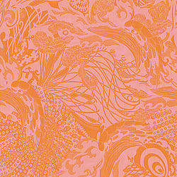 Galerie Wallcoverings Product Code: 12613 - Ted Baker Fantasia Wallpaper Collection Galerie Wallcoverings Product Code 12613 - Ted Baker Fantasia Wallpaper Collection - Orange Pink Colours - Eastern Tide Design