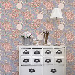 Galerie Wallcoverings Product Code: 14001 - Ekbacka Wallpaper Collection Galerie Wallcoverings Product Code 14001 - Ekbacka Wallpaper Collection - Pink Grey Colours - Camille Design