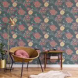 Galerie Wallcoverings Product Code: 14003 - Ekbacka Wallpaper Collection Galerie Wallcoverings Product Code 14003 - Ekbacka Wallpaper Collection - Blue Colours - Camille Design