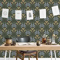 Galerie Wallcoverings Product Code: 14019 - Ekbacka Wallpaper Collection Galerie Wallcoverings Product Code 14019 - Ekbacka Wallpaper Collection - Green Colours - Bellis Design