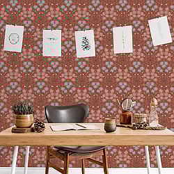Galerie Wallcoverings Product Code: 14021 - Ekbacka Wallpaper Collection Galerie Wallcoverings Product Code 14021 - Ekbacka Wallpaper Collection - Terracotta Colours - Bellis Design