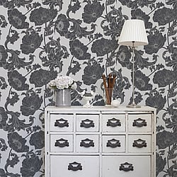 Galerie Wallcoverings Product Code: 14025 - Ekbacka Wallpaper Collection Galerie Wallcoverings Product Code 14025 - Ekbacka Wallpaper Collection - Monochrome Colours - Papaver Design