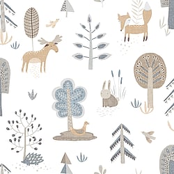 Galerie Wallcoverings Product Code: 14803 - Little Explorers 2 Wallpaper Collection Galerie Wallcoverings Product Code 14803 - Little Explorers 2 Wallpaper Collection - Heavenly Colours - Bring your walls to life with this friendly wallpaper design. Featuring cute, shy country animals such as foxes, deer and hedgehogs, this unique wallpaper is ideal for sparking their imagination, whether they are babies or older. Suitable for using as a sweet nursery wallpaper, this animal inspired design is available in a three muted colourways, and is ideal for creating a modern and warm feel in your child’s bedroom or playroom. Design