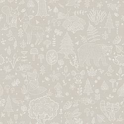 Galerie Wallcoverings Product Code: 14807 - Little Explorers 2 Wallpaper Collection Galerie Wallcoverings Product Code 14807 - Little Explorers 2 Wallpaper Collection - Silver Grey Colours - Bring your children's walls to life with this cute, fun and quirky forest kingdom wallpaper by Galerie. Featuring an array of cute animals including snails, bears and bunnies, this washable wallprint gives off a harmonious vibe and is perfect for using in nurseries, toddlers and kids bedrooms or even as a print for anyone with a youthful outlook on life! Design