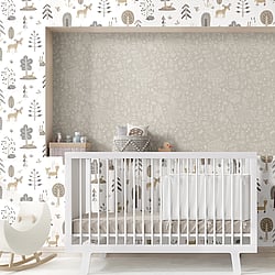 Galerie Wallcoverings Product Code: 14807 - Little Explorers 2 Wallpaper Collection Galerie Wallcoverings Product Code 14807 - Little Explorers 2 Wallpaper Collection - Silver Grey Colours - Bring your children's walls to life with this cute, fun and quirky forest kingdom wallpaper by Galerie. Featuring an array of cute animals including snails, bears and bunnies, this washable wallprint gives off a harmonious vibe and is perfect for using in nurseries, toddlers and kids bedrooms or even as a print for anyone with a youthful outlook on life! Design
