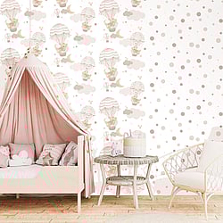Galerie Wallcoverings Product Code: 14824 - Little Explorers 2 Wallpaper Collection Galerie Wallcoverings Product Code 14824 - Little Explorers 2 Wallpaper Collection - Pink Colours - Introducing Polka, the perfect wallpaper to help create a stylish, on-trend child's bedroom. With its charming combination of light and dark polka dots against a white background this wallpaper is sure to get any child excited about their room. Design