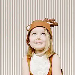 Galerie Wallcoverings Product Code: 14867 - Little Explorers 2 Wallpaper Collection Galerie Wallcoverings Product Code 14867 - Little Explorers 2 Wallpaper Collection - Beige Colours - Lighten up your living space with a playful vertical stripe wallpaper. Our Small Stripe design is a repeat pattern of seamless vertical stripes, presented in mute, friendly tones. The natural pastel hue is endlessly refreshing, and is paired against an off-white background with a smooth texture. This modern striped wallpaper is a stylishly subtle choice for a charming nursery space, colourful kitchen, minimal bedroom, or small bathroom. Make Small Stripe your new feature wall by applying it to a single surface. Or, wrap the design around multiple walls to add a touch of pattern to your interior decor. Design