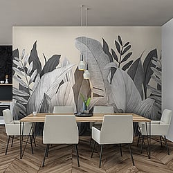 Galerie Wallcoverings Product Code: 18000 - Tropical Wallpaper Collection Galerie Wallcoverings Product Code 18000 - Tropical Wallpaper Collection - Almond Colours - Tropical Forest Design
