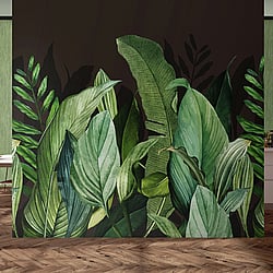 Galerie Wallcoverings Product Code: 18002 - Tropical Wallpaper Collection Galerie Wallcoverings Product Code 18002 - Tropical Wallpaper Collection - Blackberry Colours - Tropical Forest Design