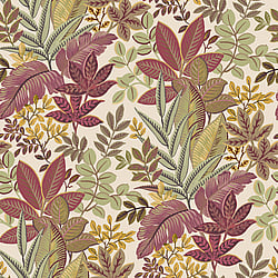 Galerie Wallcoverings Product Code: 18508 - Into The Wild Wallpaper Collection Galerie Wallcoverings Product Code 18508 - Into The Wild Wallpaper Collection - Red Colours - Foliage Design