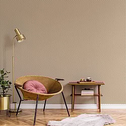Galerie Wallcoverings Product Code: 18511 - Into The Wild Wallpaper Collection Galerie Wallcoverings Product Code 18511 - Into The Wild Wallpaper Collection - Beige Colours - Geo Hex Design