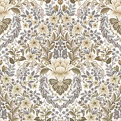 Galerie Wallcoverings Product Code: 18516 - Into The Wild Wallpaper Collection Galerie Wallcoverings Product Code 18516 - Into The Wild Wallpaper Collection - Beige Colours - Floral Damask Design