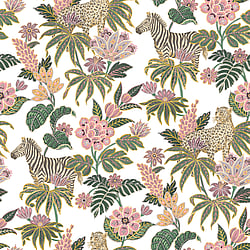 Galerie Wallcoverings Product Code: 18522 - Into The Wild Wallpaper Collection Galerie Wallcoverings Product Code 18522 - Into The Wild Wallpaper Collection - Green Pink Colours - Into the Wild Design