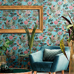 Galerie Wallcoverings Product Code: 18523 - Into The Wild Wallpaper Collection Galerie Wallcoverings Product Code 18523 - Into The Wild Wallpaper Collection - Blue Colours - Into the Wild Design