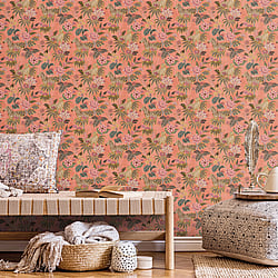 Galerie Wallcoverings Product Code: 18524 - Into The Wild Wallpaper Collection Galerie Wallcoverings Product Code 18524 - Into The Wild Wallpaper Collection - Orange Colours - Into the Wild Design