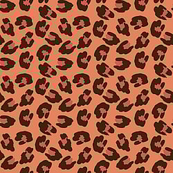 Galerie Wallcoverings Product Code: 18538 - Into The Wild Wallpaper Collection Galerie Wallcoverings Product Code 18538 - Into The Wild Wallpaper Collection - Orange Colours - Leopard Print Design