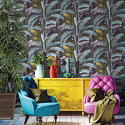 Galerie Wallcoverings Product Code: 18543 - Into The Wild Wallpaper Collection Galerie Wallcoverings Product Code 18543 - Into The Wild Wallpaper Collection - Brown Colours - Banana Tree Design