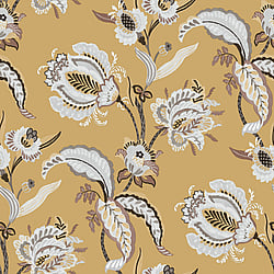 Galerie Wallcoverings Product Code: 18552 - Into The Wild Wallpaper Collection Galerie Wallcoverings Product Code 18552 - Into The Wild Wallpaper Collection - Yellow Colours - Abstract Floral Design