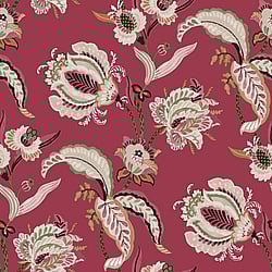 Galerie Wallcoverings Product Code: 18554 - Into The Wild Wallpaper Collection Galerie Wallcoverings Product Code 18554 - Into The Wild Wallpaper Collection - Red Colours - Abstract Floral Design