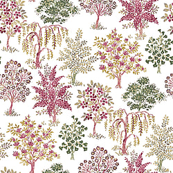Galerie Wallcoverings Product Code: 18558 - Into The Wild Wallpaper Collection Galerie Wallcoverings Product Code 18558 - Into The Wild Wallpaper Collection - Red Colours - Alberi Trees Design