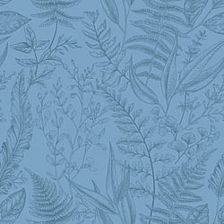Galerie Wallcoverings Product Code: 18563 - Into The Wild Wallpaper Collection Galerie Wallcoverings Product Code 18563 - Into The Wild Wallpaper Collection - Blue Colours - Botanical Design