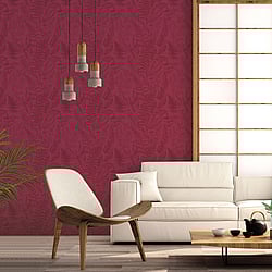 Galerie Wallcoverings Product Code: 18564 - Into The Wild Wallpaper Collection Galerie Wallcoverings Product Code 18564 - Into The Wild Wallpaper Collection - Red Colours - Botanical Design