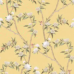 Galerie Wallcoverings Product Code: 1900-3 - Spring Blossom Wallpaper Collection Galerie Wallcoverings Product Code 1900-3 - Spring Blossom Wallpaper Collection - Yellow Colours - CHINOISERIE Design