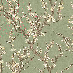 Galerie Wallcoverings Product Code: 1903-4 - Spring Blossom Wallpaper Collection Galerie Wallcoverings Product Code 1903-4 - Spring Blossom Wallpaper Collection - Green Colours - SAKURA TREE Design